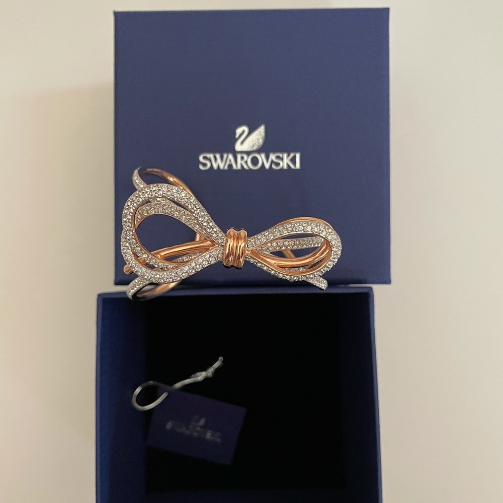 Swarovski Bow cuff bangle